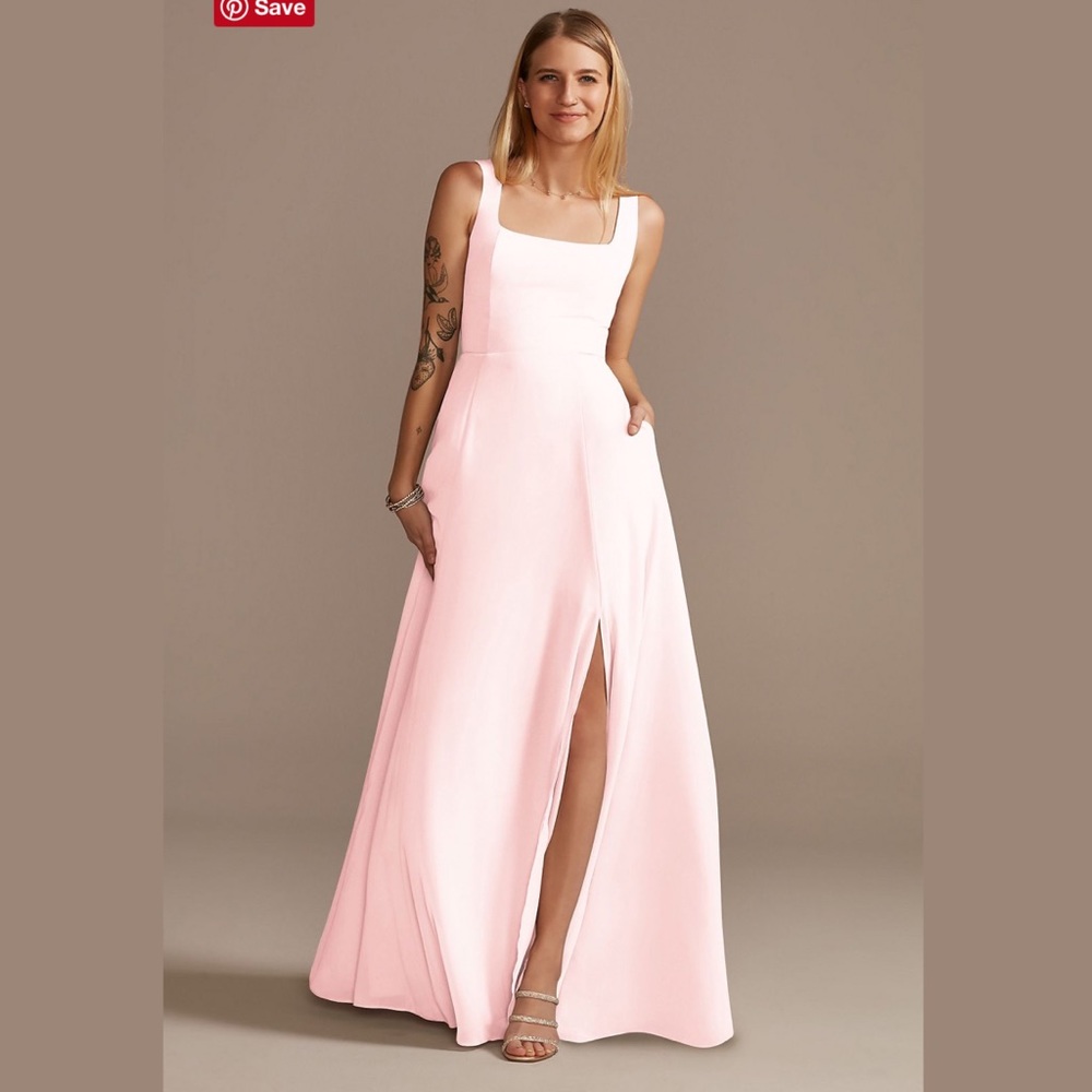 Petal Pink Bridesmaid/Formal Dress